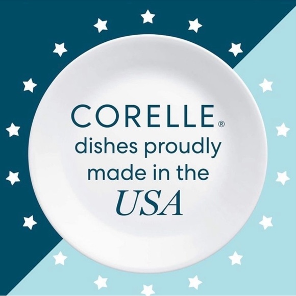 🌺 New Corelle Divided 8.5" Lunch Plates, Set of 4, 3 Compartments - Picture 7 of 7